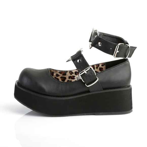 s-l400.jpg Gothic Heart Buckle Thick Platform Shoes